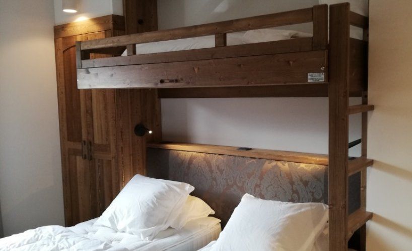 Actualité Baima : Agencement des chambres d'un chalet de luxe en montagne